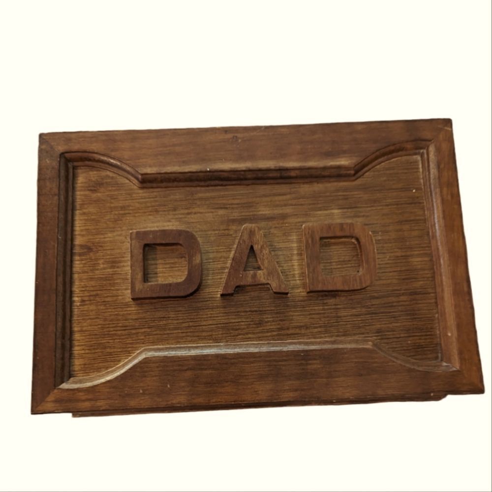 Mens vintage‎ DAD jewelry box